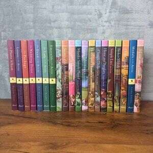 20 Annies Attic & Amish Inn  Mysteries Hard back Book Lot Ribbons HbDj